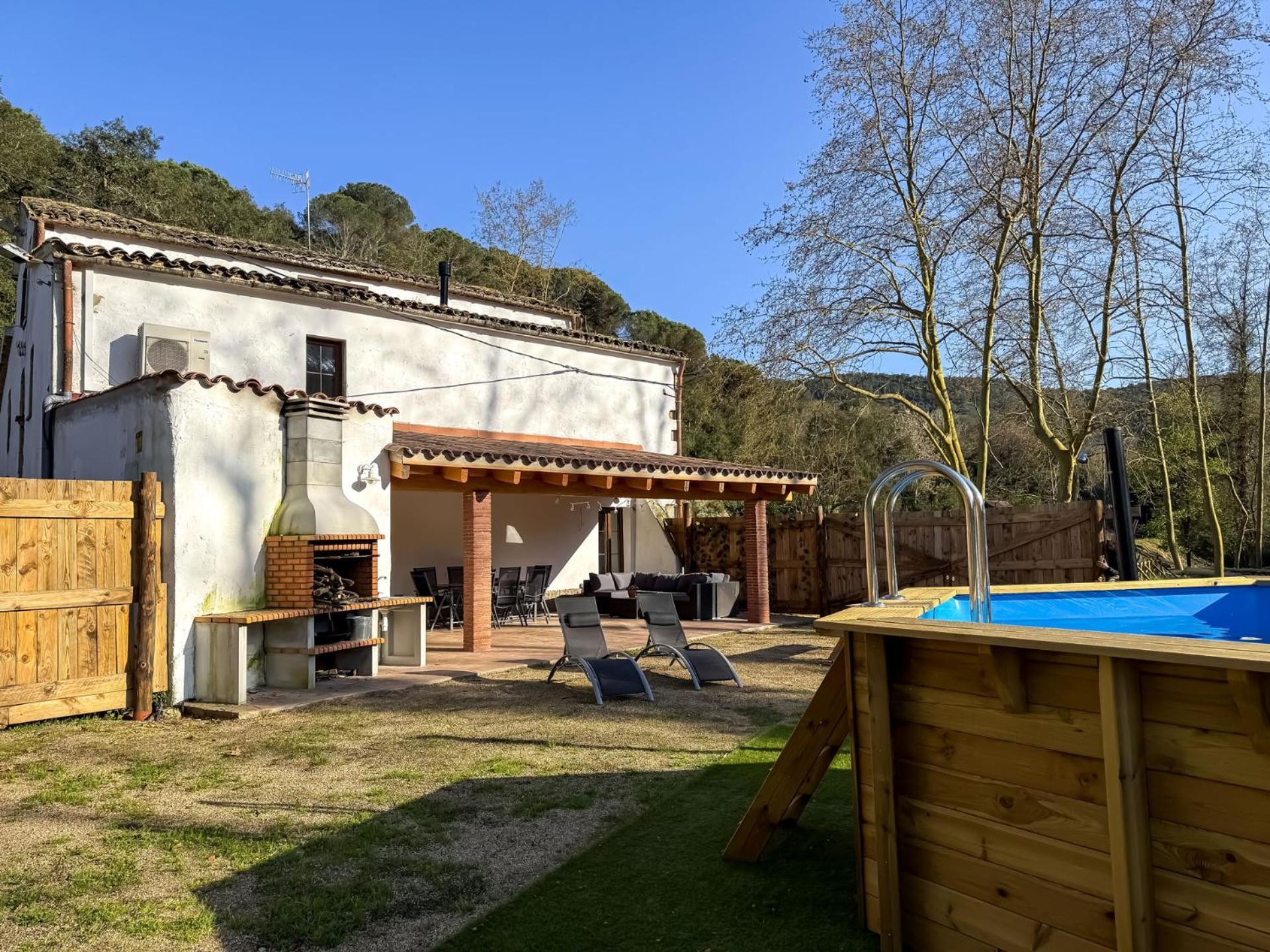 Casa Rural Can Ricos - El Mirador Del Montseny Vallgorguina Екстериор снимка