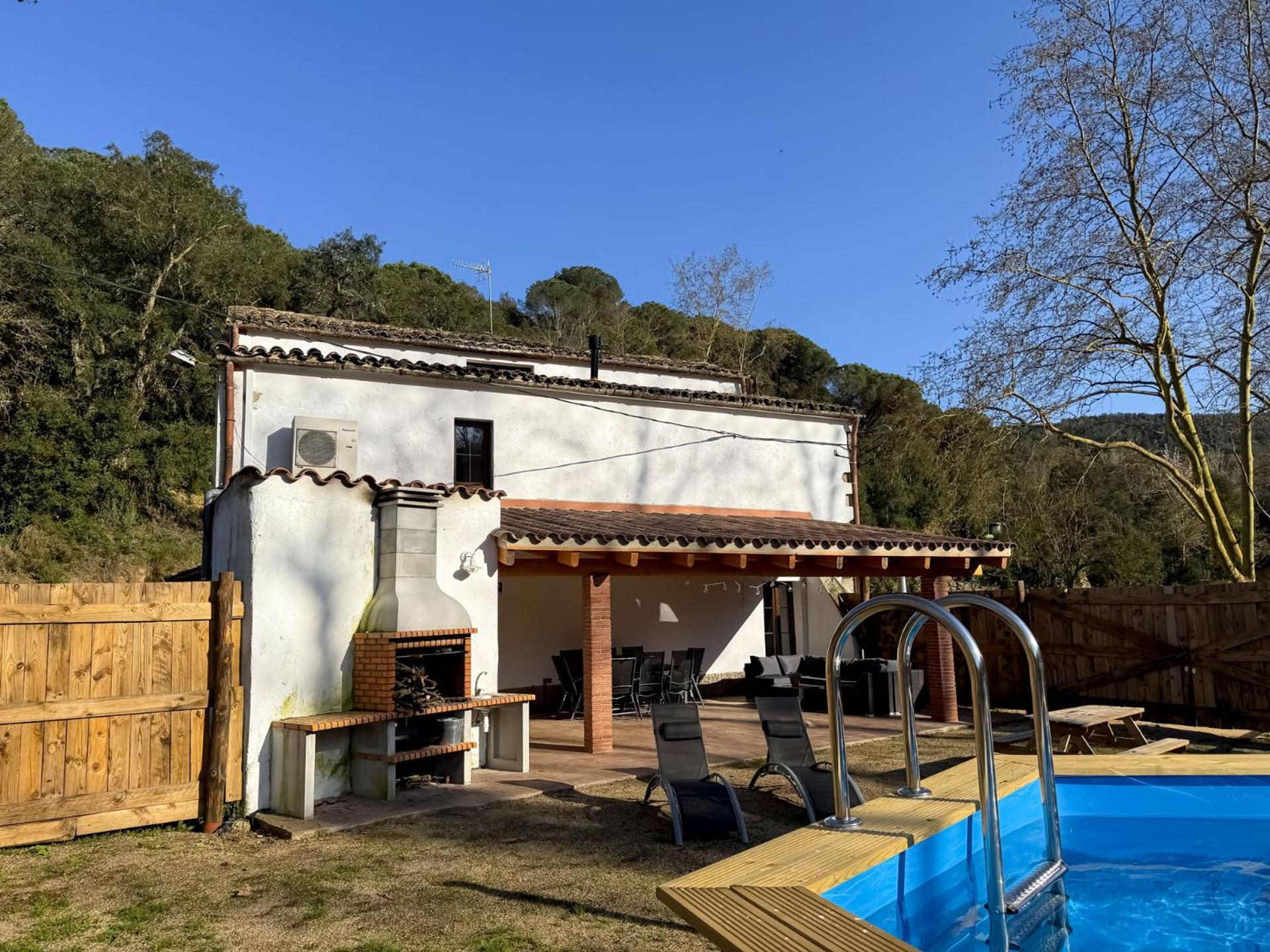 Casa Rural Can Ricos - El Mirador Del Montseny Vallgorguina Екстериор снимка