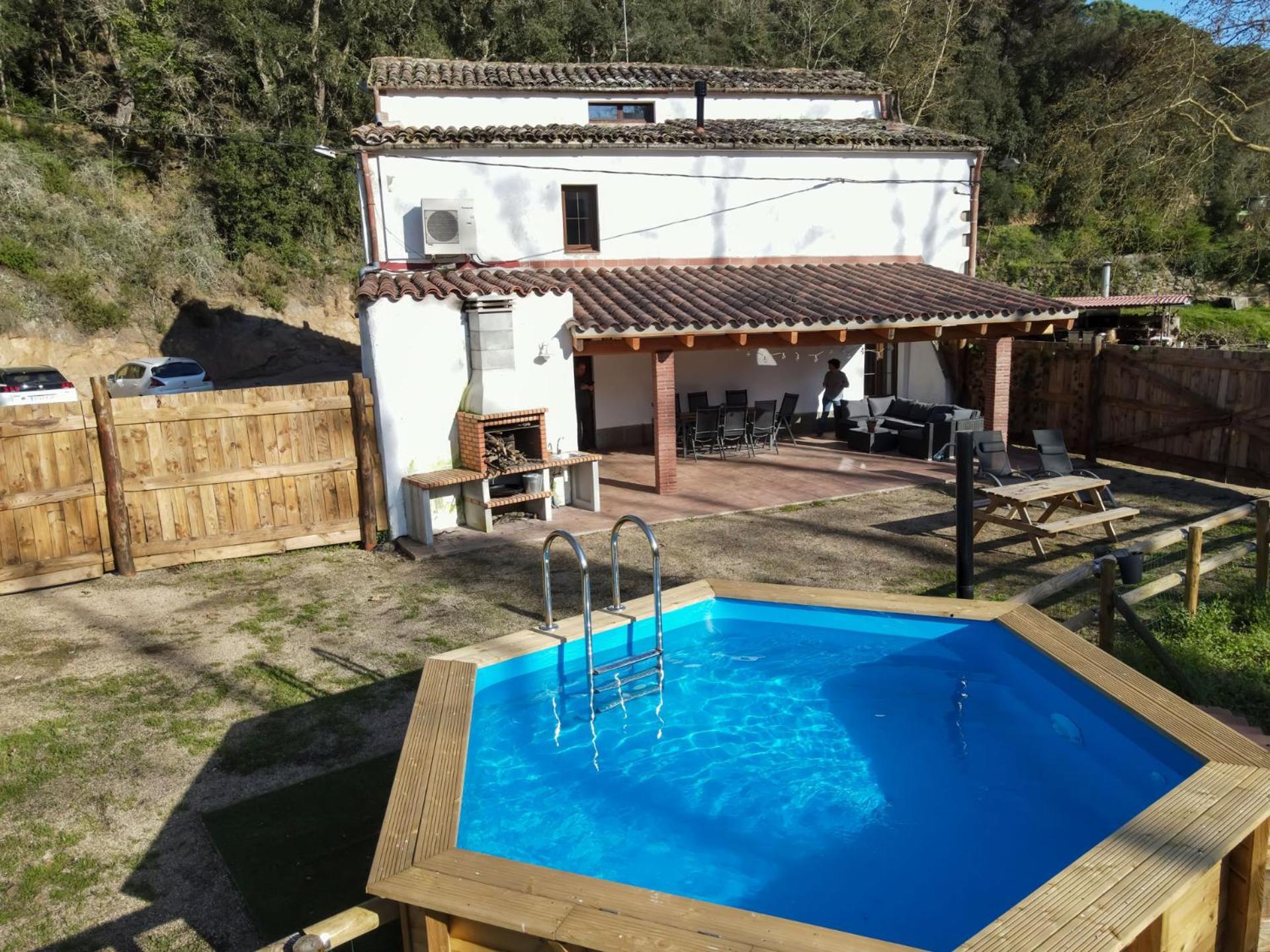 Casa Rural Can Ricos - El Mirador Del Montseny Vallgorguina Екстериор снимка