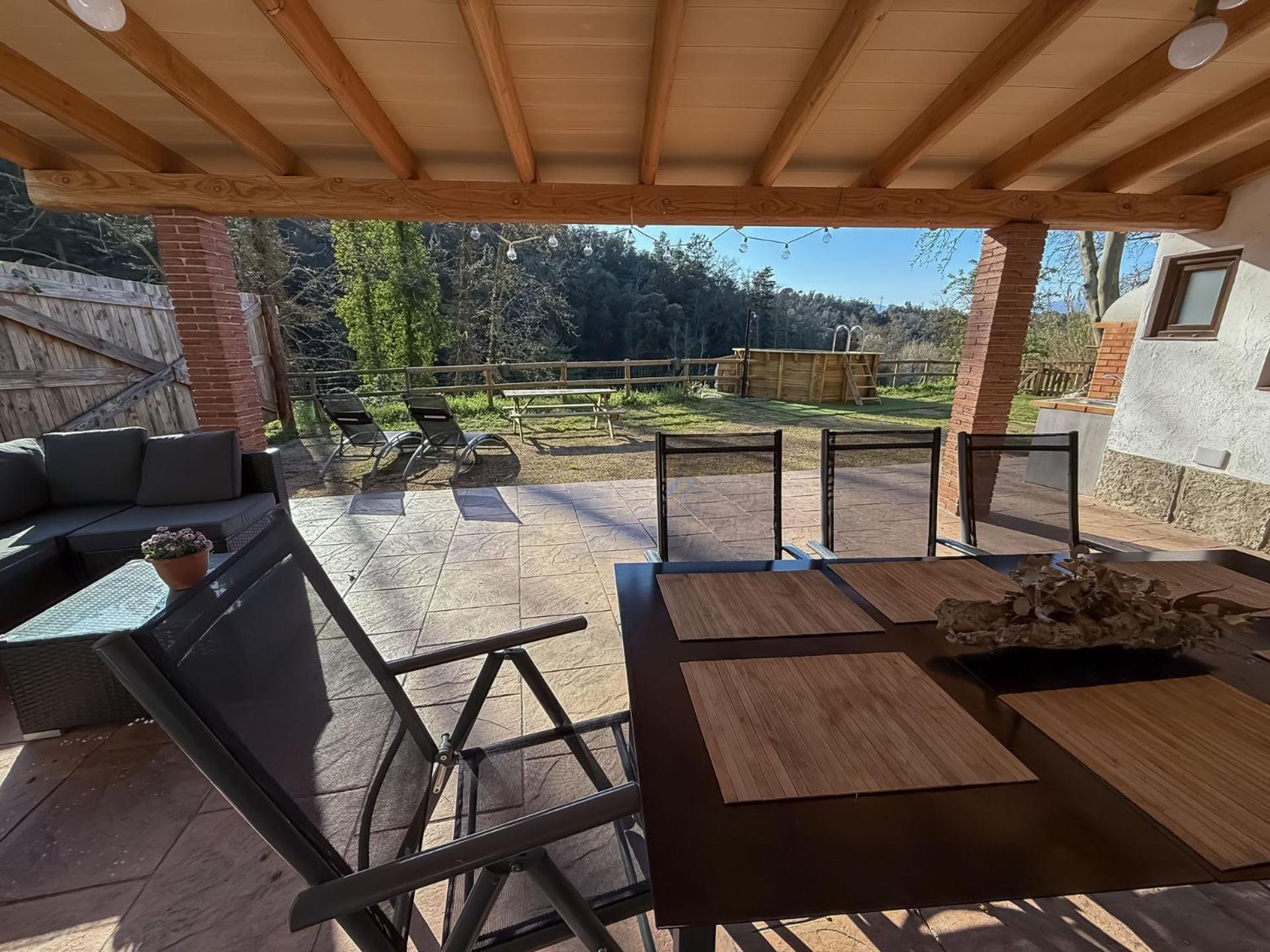 Casa Rural Can Ricos - El Mirador Del Montseny Vallgorguina Екстериор снимка