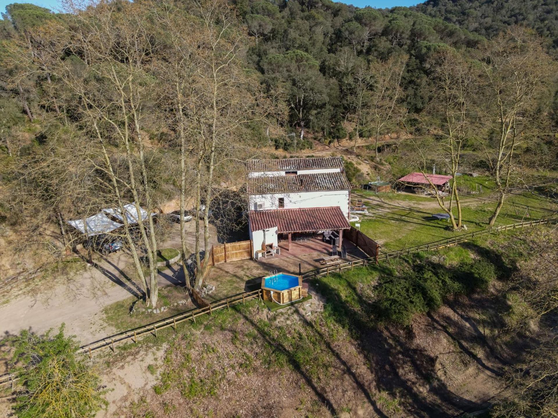 Casa Rural Can Ricos - El Mirador Del Montseny Vallgorguina Екстериор снимка